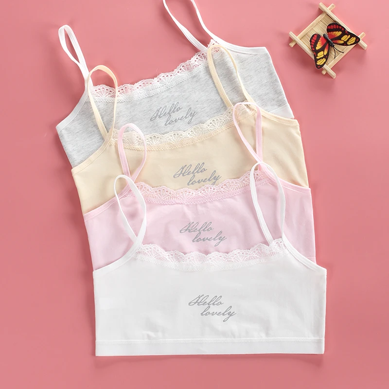 5Pc/Lot Lace Spot Summer Breathable Bra Vest Clothes Training Children's Undewear for Young Girl 8-16Y
5Pc/Lot Lace Spot Summer Breathable Bra Vest Clothes Training Children's Undewear for Young Girl 8-16Y