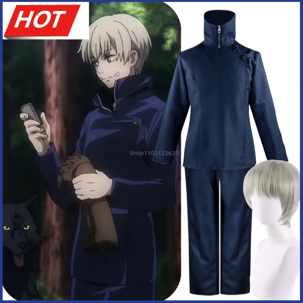 Anime Jujutsu Kaisen Toge Inumaki Cosplay Costume Halloween Party School Uniform Clothes 
Anime Jujutsu Kaisen Toge Inumaki Cosplay Costume Halloween Party School Uniform Clothes