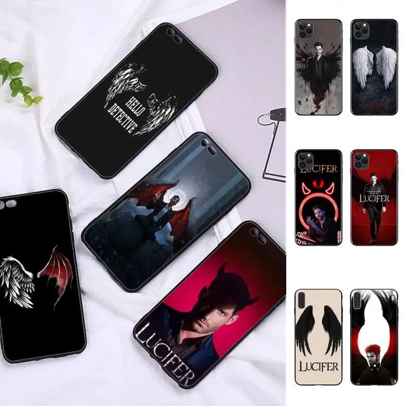 FHNBLJ Lucifer Phone Case for iPhone 11 12 13 Mini Pro Max 8 7 6 6S Plus X 5 SE 2020 XR XS Funda Case
FHNBLJ Lucifer Phone Case for iPhone 11 12 13 Mini Pro Max 8 7 6 6S Plus X 5 SE 2020 XR XS Funda Case