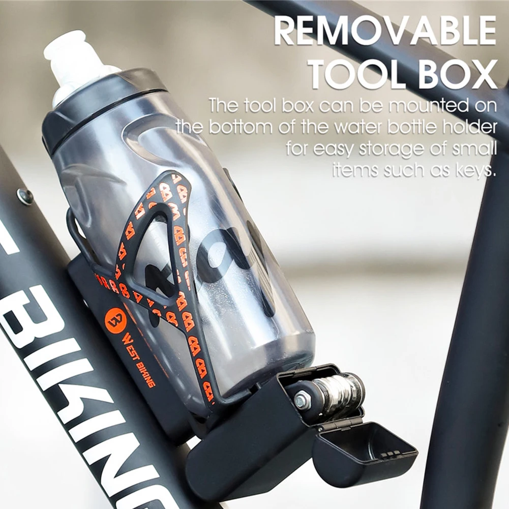 Multifunctional Bike Water Bottle Cage With 2 Tire Levers Tool Box Cycling Water Bottles Holder MTB Road Bicycle Accessories
Multifunctional Bike Water Bottle Cage With 2 Tire Levers Tool Box Cycling Water Bottles Holder MTB Road Bicycle Accessories