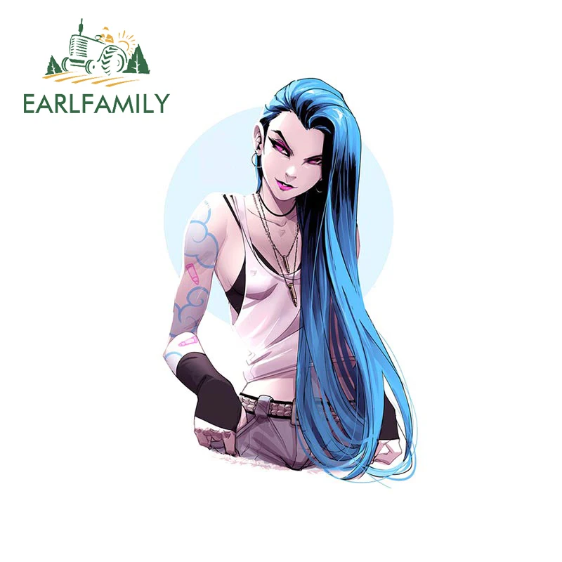 EARLFAMILY 13cm x 8.3cm for League of Legends Jinx Car Stickers and Decals Camper Vehicle Waterproof Bumper Car Door Protector
EARLFAMILY 13cm x 8.3cm for League of Legends Jinx Car Stickers and Decals Camper Vehicle Waterproof Bumper Car Door Protector
