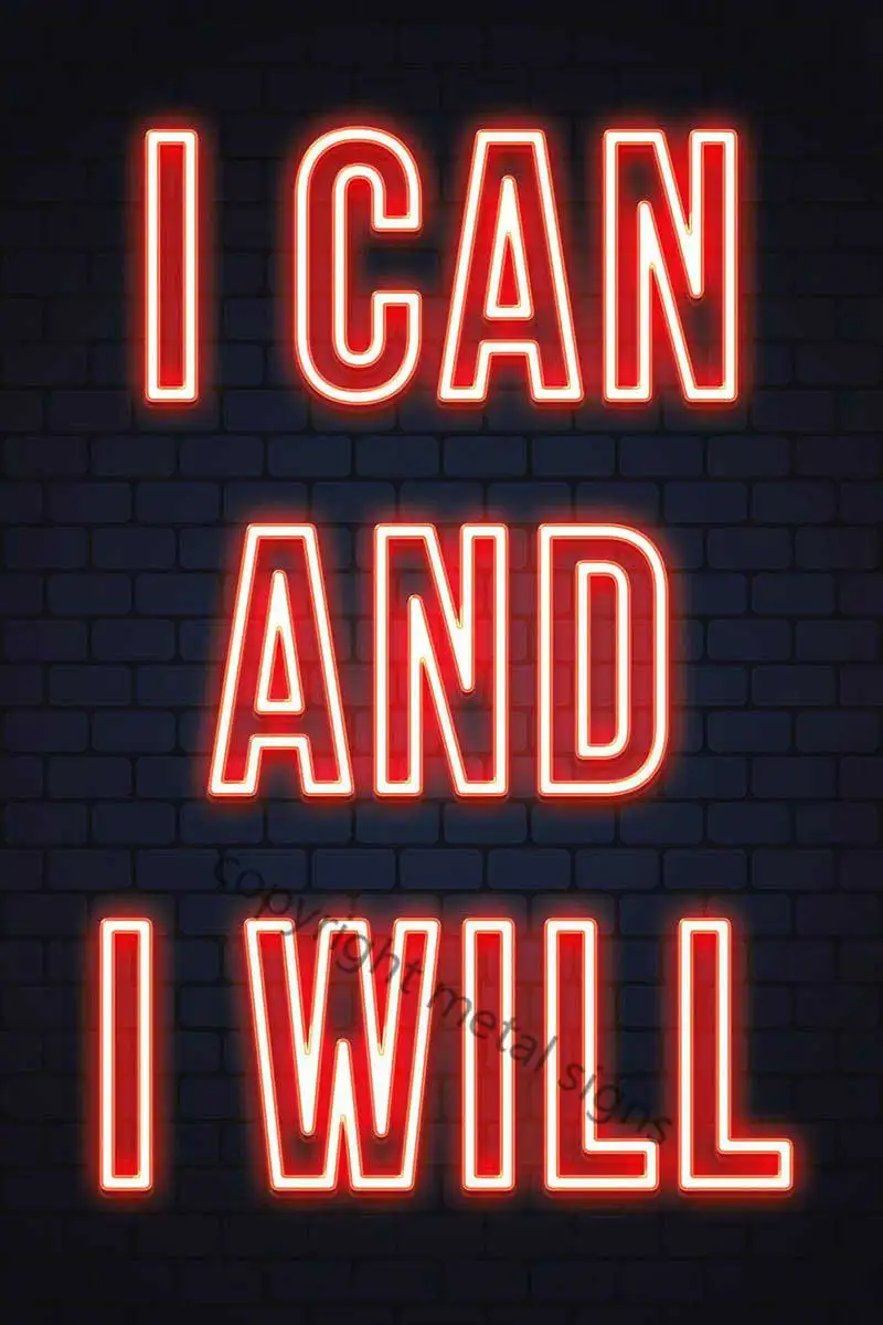 Неоновая вывеска I Can And I Will, жестяные вывески, Настенный декор, ретро винтажная металлическая вывеска, неоновая вывеска для паба, дома, клуба,...
Неоновая вывеска I Can And I Will, жестяные вывески, Настенный декор, ретро винтажная металлическая вывеска, неоновая вывеска для паба, дома, клуба,...