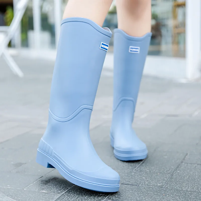 36-41 Womens Rain Boots Waterproof Female Height Mid-calf Square Heel PVC Slip-on Solid Kitchen Non-slip Ladies Shoes Hy33
36-41 Womens Rain Boots Waterproof Female Height Mid-calf Square Heel PVC Slip-on Solid Kitchen Non-slip Ladies Shoes Hy33