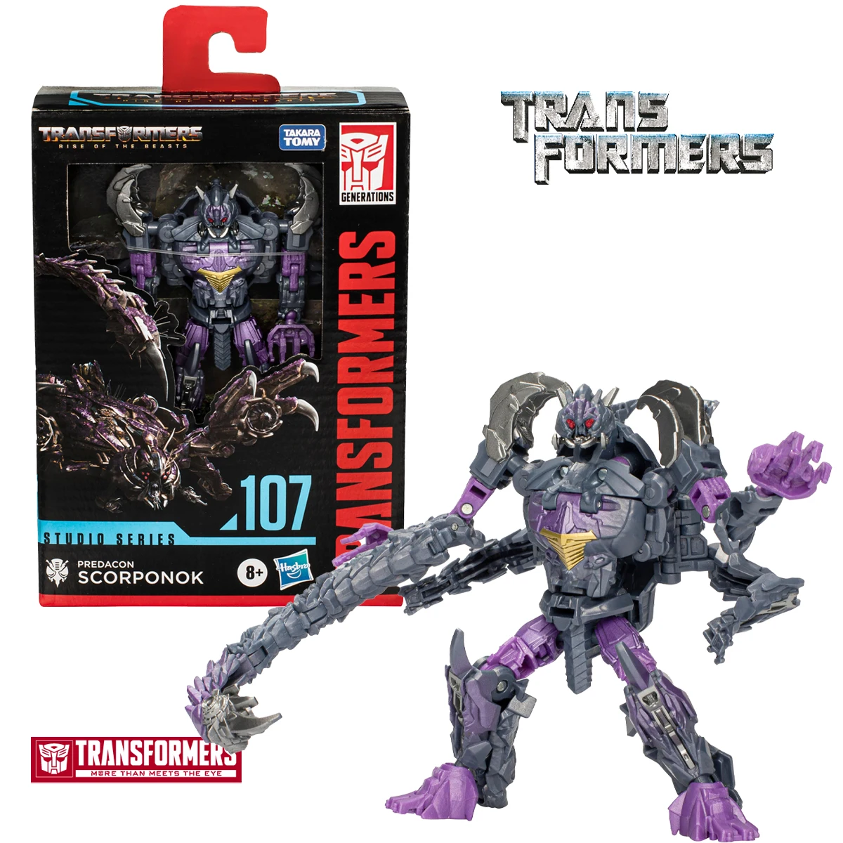Трансформеры серии Deluxe Трансформеры: Rise of The Beast 107 Predacon скорпонок экшн-фигурки трансформирующие игрушки
Трансформеры серии Deluxe Трансформеры: Rise of The Beast 107 Predacon скорпонок экшн-фигурки трансформирующие игрушки