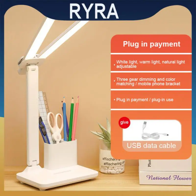 Folding Double-head Desk Lamp For Bedroom/study Multifunction Led Touch Double Lamps Eye Protection Led Lights Learning Supplies
Folding Double-head Desk Lamp For Bedroom/study Multifunction Led Touch Double Lamps Eye Protection Led Lights Learning Supplies