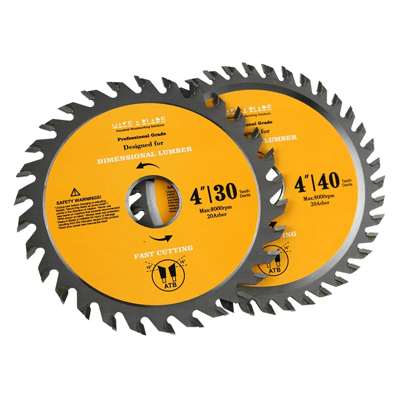 3Pcs 110mm Industrial Woodworking Saw Blade Wooden Carbide 4inch Electric Circular Cutter For Angle Grinder Saw Cutting Machine 
3Pcs 110mm Industrial Woodworking Saw Blade Wooden Carbide 4inch Electric Circular Cutter For Angle Grinder Saw Cutting Machine