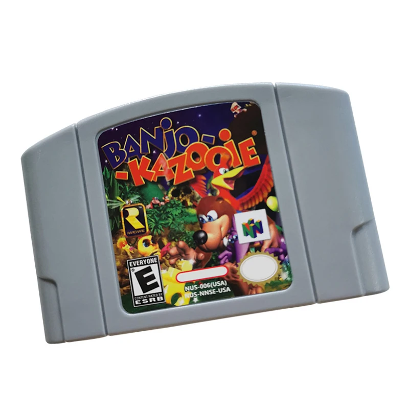 Banjo-Kazooie для игровой карты N64 консоль версии США и ЕС 64-битный картридж видеоигр в