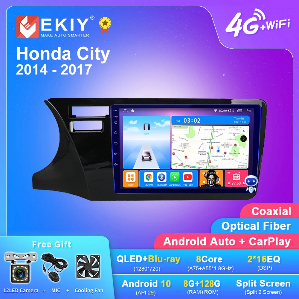 EKIY T7 QLED DSP Android авто радио для Honda City 2014-2017 мультимедийный плеер Carplay Авто Радио Стерео навигация GPS камера DVD HU
EKIY T7 QLED DSP Android авто радио для Honda City 2014-2017 мультимедийный плеер Carplay Авто Радио Стерео навигация GPS камера DVD HU