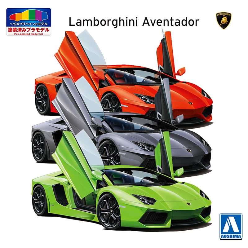Статическая Сборная модель автомобиля aoshim06201-3, Игрушечная модель автомобиля в масштабе 1/24 для Lamborghini пуэртадора, комплект моделей автомобиля Precolor, 3 цвета
Статическая Сборная модель автомобиля aoshim06201-3, Игрушечная модель автомобиля в масштабе 1/24 для Lamborghini пуэртадора, комплект моделей автомобиля Precolor, 3 цвета