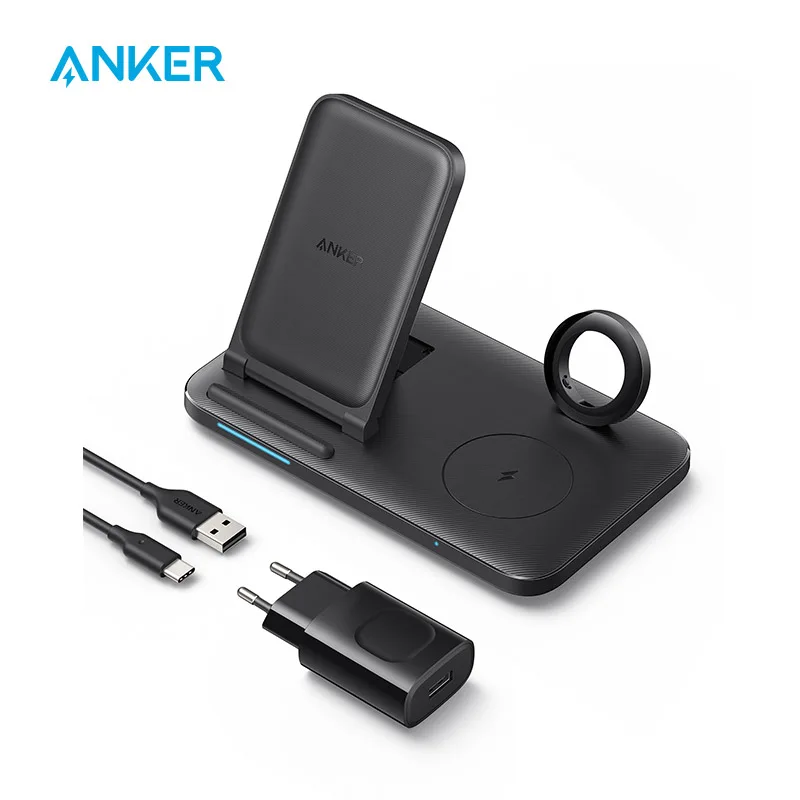 Беспроводное зарядное устройство Anker 333 (станция 3 в 1), беспроводная зарядная станция для устройств Apple с аналогичным зарядным устройством, д...
Беспроводное зарядное устройство Anker 333 (станция 3 в 1), беспроводная зарядная станция для устройств Apple с аналогичным зарядным устройством, д...