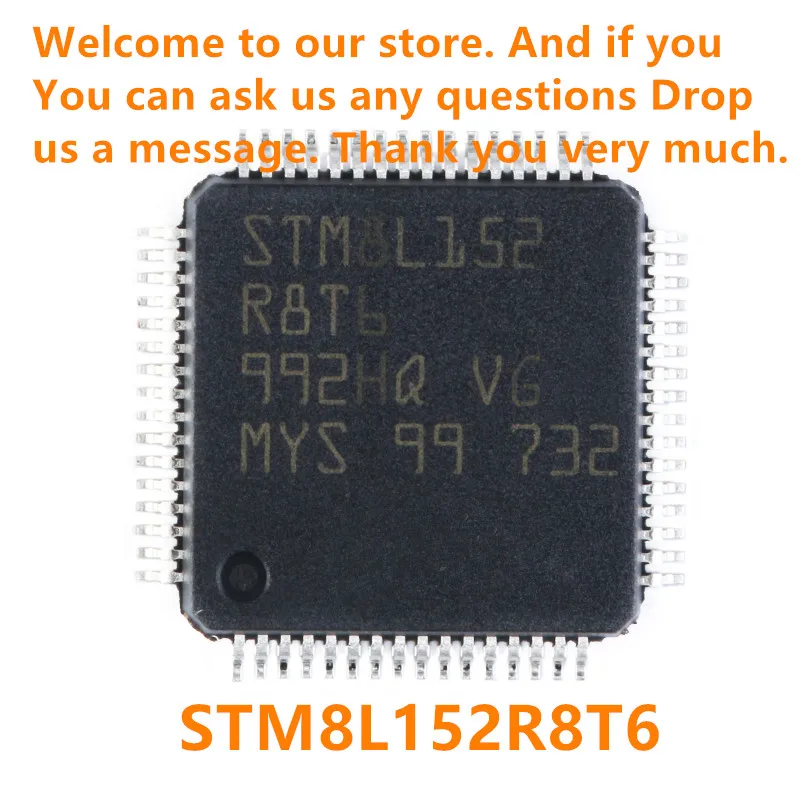 Original genuine STM8L152R8T6 LQFP-64 STM8L152 16MHz/64KB flash memory/8-bit microcontroller-MCU
Original genuine STM8L152R8T6 LQFP-64 STM8L152 16MHz/64KB flash memory/8-bit microcontroller-MCU