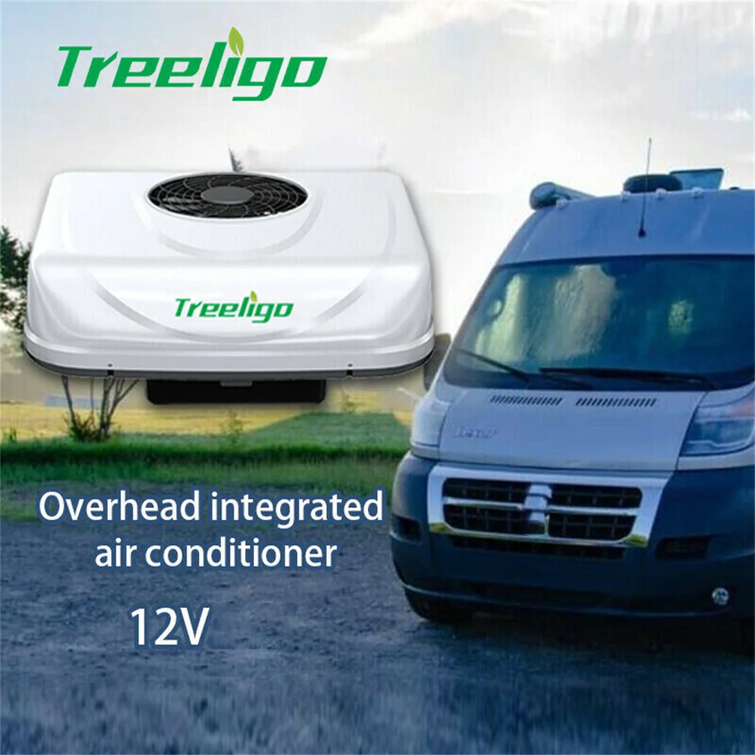 Treeligo RV Rooftop Parking air Conditioner 12V 10500btu Electric Car Air Conditioning for Truck Camper Van Caravan Motorhome
Treeligo RV Rooftop Parking air Conditioner 12V 10500btu Electric Car Air Conditioning for Truck Camper Van Caravan Motorhome