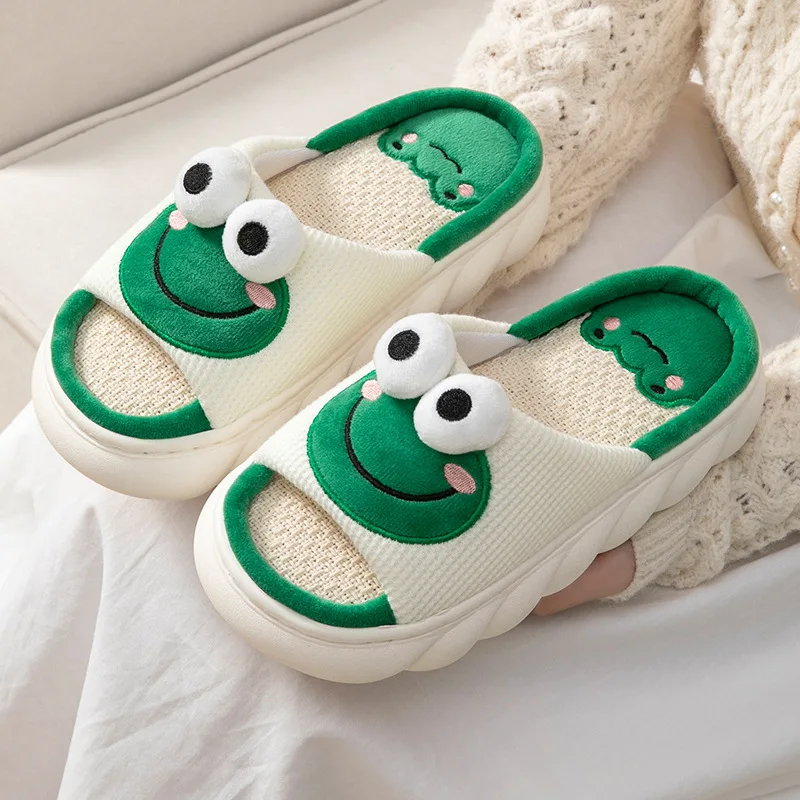Women Platform Slippers Cute Cartoon Indoor Spring Summer Shoes Couples Home Floor Slides Thick Sole Female Male House Slipper
Women Platform Slippers Cute Cartoon Indoor Spring Summer Shoes Couples Home Floor Slides Thick Sole Female Male House Slipper