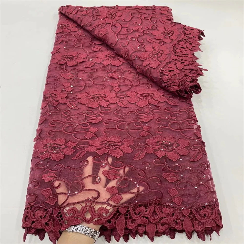 Французская кружевная ткань 2022, высокое качество, 5 ярдов, нигерийская кружевная ткань, африканский тюль, кружевная ткань для вечерние него свадебного платья 
Французская кружевная ткань 2022, высокое качество, 5 ярдов, нигерийская кружевная ткань, африканский тюль, кружевная ткань для вечерние него свадебного платья