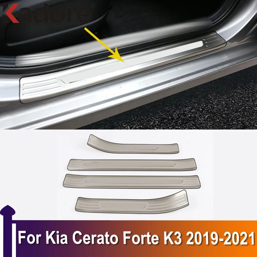 For Kia Cerato Forte K3 2019 2020 2021 Outer Threshold Door Sill Scuff Plate Trim Sticker Car Accessories Stainless Steel
For Kia Cerato Forte K3 2019 2020 2021 Outer Threshold Door Sill Scuff Plate Trim Sticker Car Accessories Stainless Steel