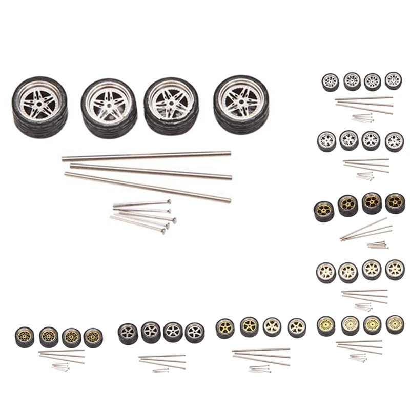 4Pcs 1/64 Scale Steamer Alloy Wheels Tire Alloy Model Car General Modified Tire For 1:64 Vehicles General Model Tire
4Pcs 1/64 Scale Steamer Alloy Wheels Tire Alloy Model Car General Modified Tire For 1:64 Vehicles General Model Tire