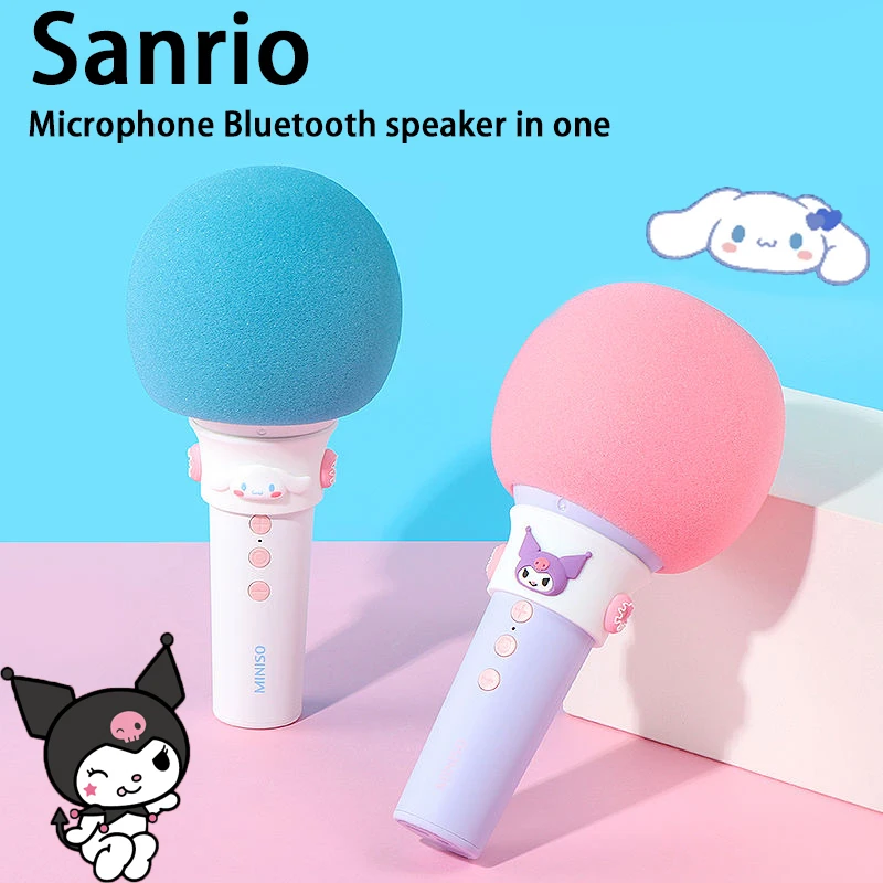 Sanrio Kawaii Cinnamoroll Kuromi Multi-function Bluetooth Speaker Home Cute Microphone Cartoon Style Mini Bluetooth Speaker
Sanrio Kawaii Cinnamoroll Kuromi Multi-function Bluetooth Speaker Home Cute Microphone Cartoon Style Mini Bluetooth Speaker