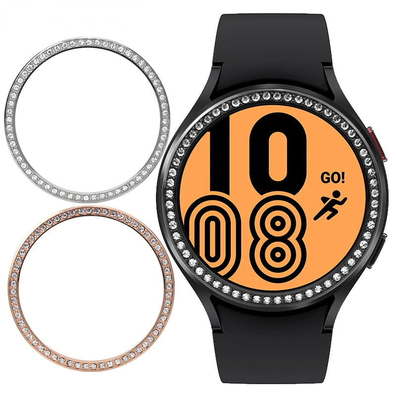 Diamond Decorate Bezel for Samsung Galaxy Watch 4 Galaxy Watch 5 40mm 44mm Protection Cover Case Metal Bumper Ring Accessories
Diamond Decorate Bezel for Samsung Galaxy Watch 4 Galaxy Watch 5 40mm 44mm Protection Cover Case Metal Bumper Ring Accessories