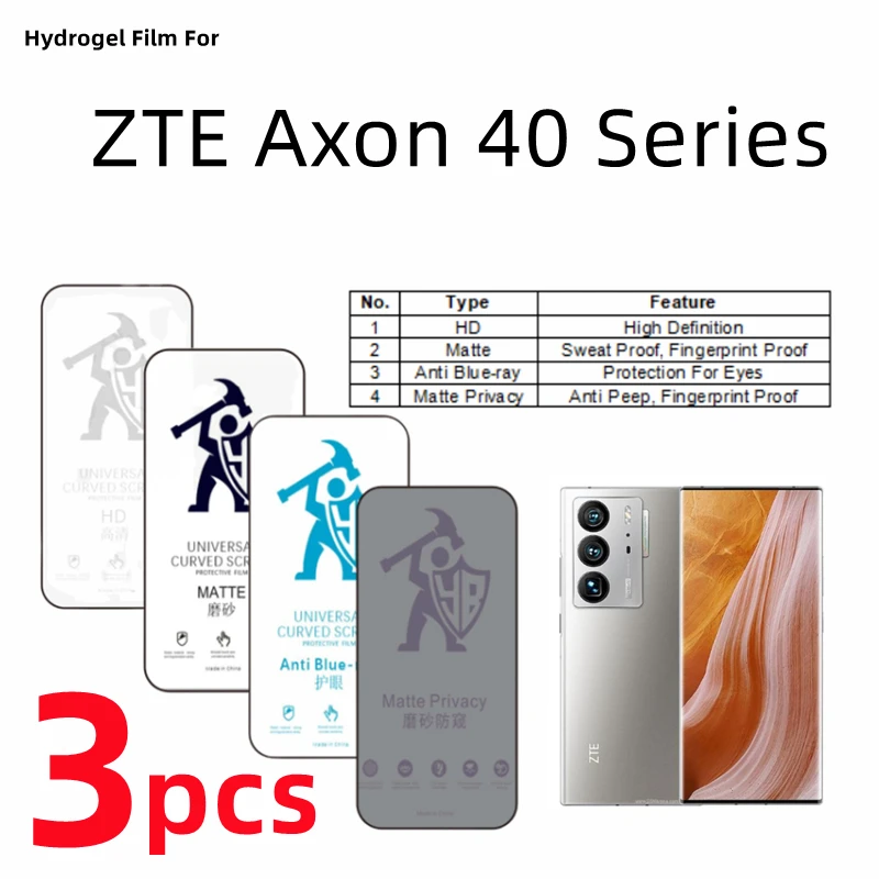 Гидрогелевая пленка для ZTE Axon 40 3 шт., ультраматовая Защитная пленка для экрана ZTE Axon 40 Pro 40se, забота о глазах, антишпионская защитная пленка
Гидрогелевая пленка для ZTE Axon 40 3 шт., ультраматовая Защитная пленка для экрана ZTE Axon 40 Pro 40se, забота о глазах, антишпионская защитная пленка