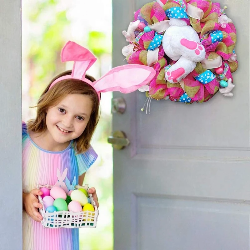 Easter Cute Bunny Butt Plush Wreath, Bunny Wreath For Easter Decoration, For Front Door Living Room Wall Garden
Easter Cute Bunny Butt Plush Wreath, Bunny Wreath For Easter Decoration, For Front Door Living Room Wall Garden