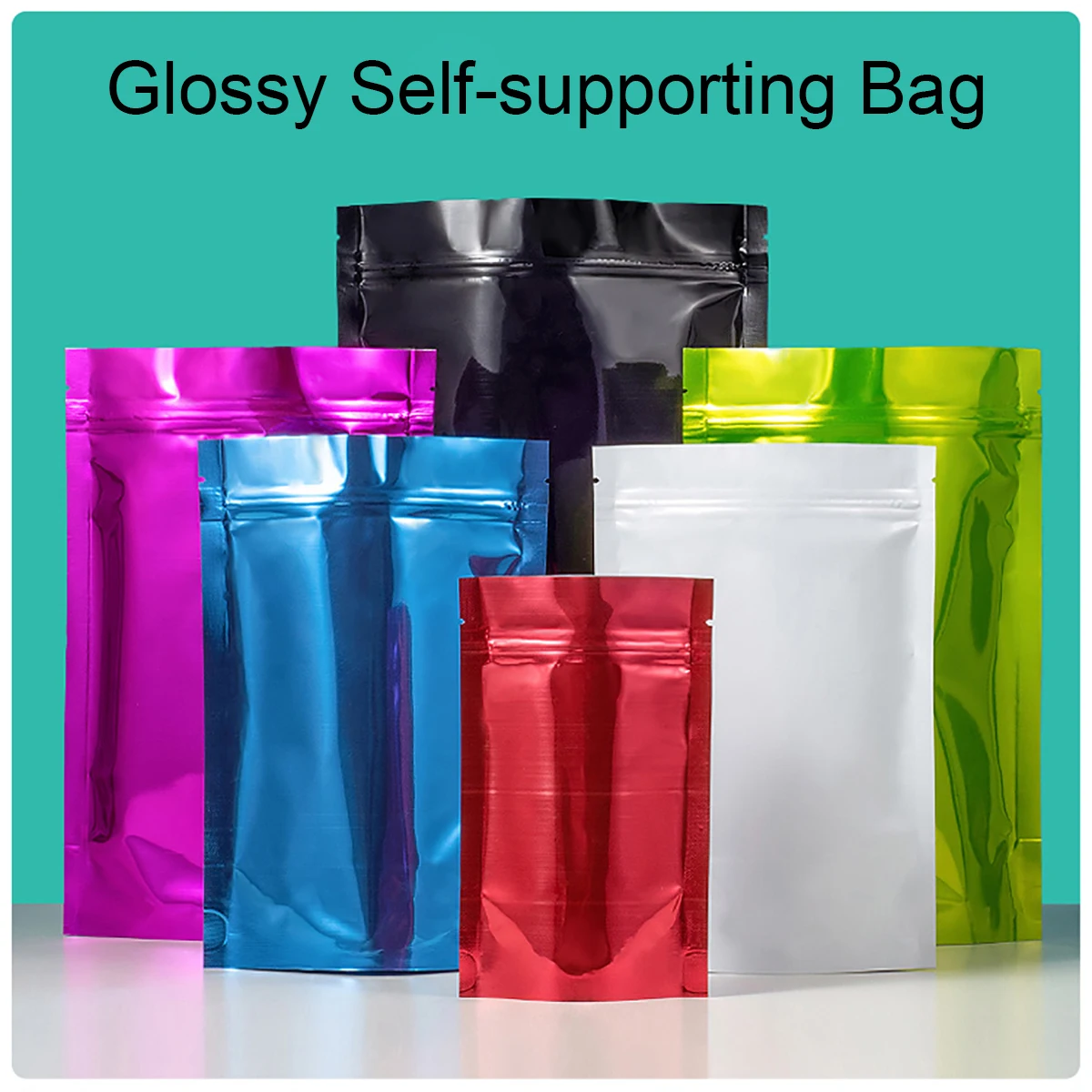 100Pcs 6x8-18x26cm Color Aluminum Foil Ziplock Bag Glossy Self-supporting Bag Light-proof Sealed Packaging Bag
100Pcs 6x8-18x26cm Color Aluminum Foil Ziplock Bag Glossy Self-supporting Bag Light-proof Sealed Packaging Bag