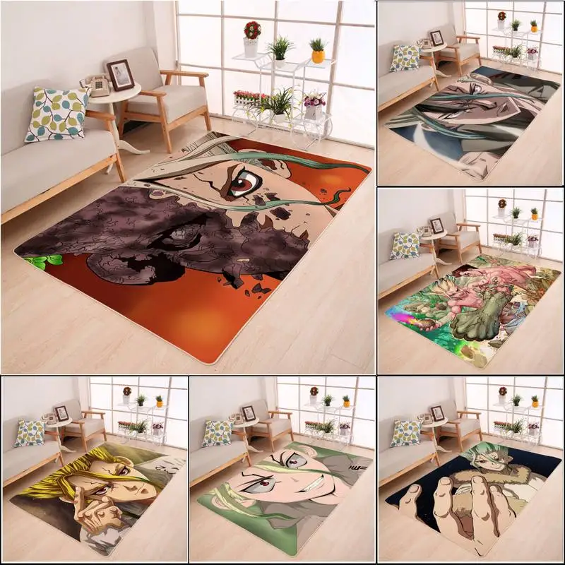 Dr.STONE Anime Kitchen Mat Bedroom Living Room Carpet Entrance Doormat Home Hallway Floor Mat Bathroom Anti-Slip Rug
Dr.STONE Anime Kitchen Mat Bedroom Living Room Carpet Entrance Doormat Home Hallway Floor Mat Bathroom Anti-Slip Rug