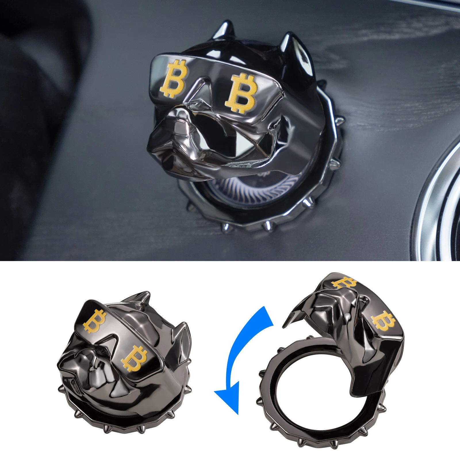 Personality Bully Dog Car Interior Engine Ignition Start Stop Button Protective Cover Decoration Sticker Car Interior Accessorie
Personality Bully Dog Car Interior Engine Ignition Start Stop Button Protective Cover Decoration Sticker Car Interior Accessorie