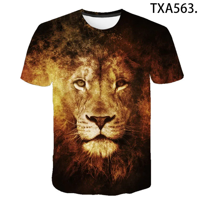 2020 New Summer Lion 3D T shirt Short Sleeve Men Women Children Fashion Streetwear Boy Girl Kids Printed T-shirt Cool Tops Tee
2020 New Summer Lion 3D T shirt Short Sleeve Men Women Children Fashion Streetwear Boy Girl Kids Printed T-shirt Cool Tops Tee