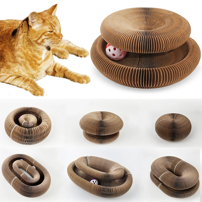 Bell Cat Cat Cats Grinding Scratch Claw Frame Interactive Foldable Round Toys Corrugated Organ With Cat Climbing Board Toy
Bell Cat Cat Cats Grinding Scratch Claw Frame Interactive Foldable Round Toys Corrugated Organ With Cat Climbing Board Toy