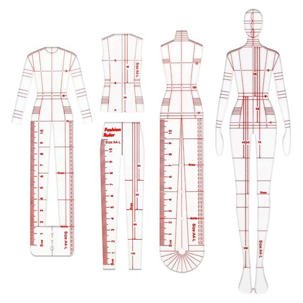 Fashion Illustration Rulers Sketching Templates Ruler Sewing Humanoid Patterns Design Clothing Measuring,Type
Fashion Illustration Rulers Sketching Templates Ruler Sewing Humanoid Patterns Design Clothing Measuring,Type