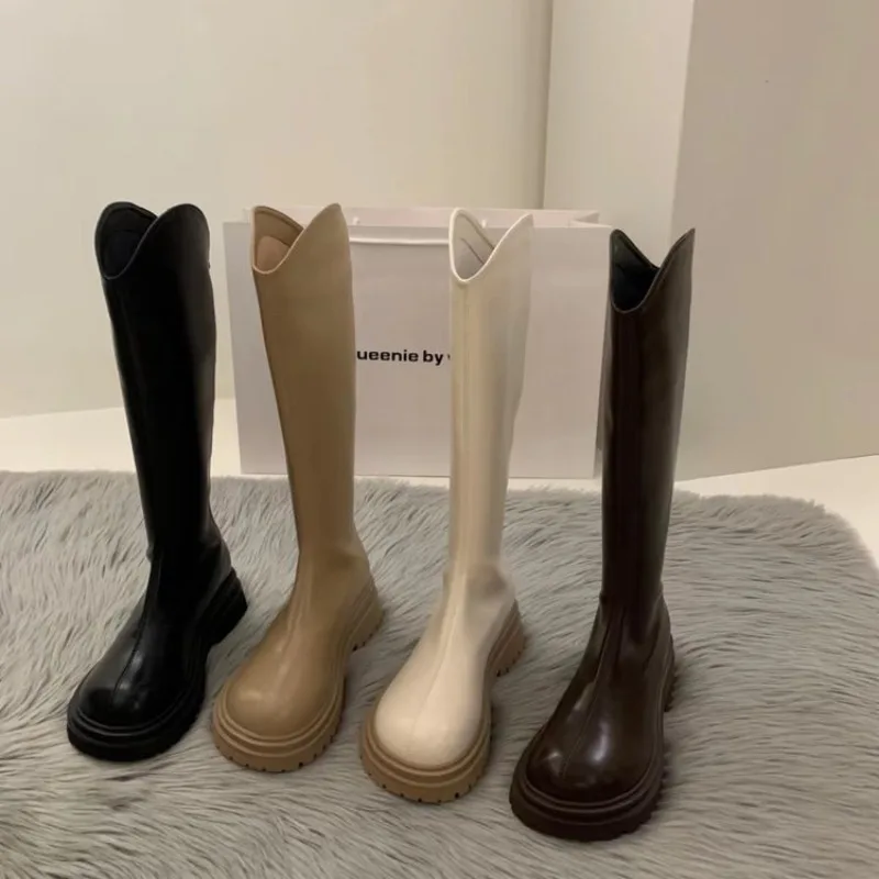 Motorcycle Knee High Boots Women Autumn Winter 2023 Platform Thick Bottom Ladies Flats Zippers Female Fashion Shoes Non Slip Zip
Motorcycle Knee High Boots Women Autumn Winter 2023 Platform Thick Bottom Ladies Flats Zippers Female Fashion Shoes Non Slip Zip