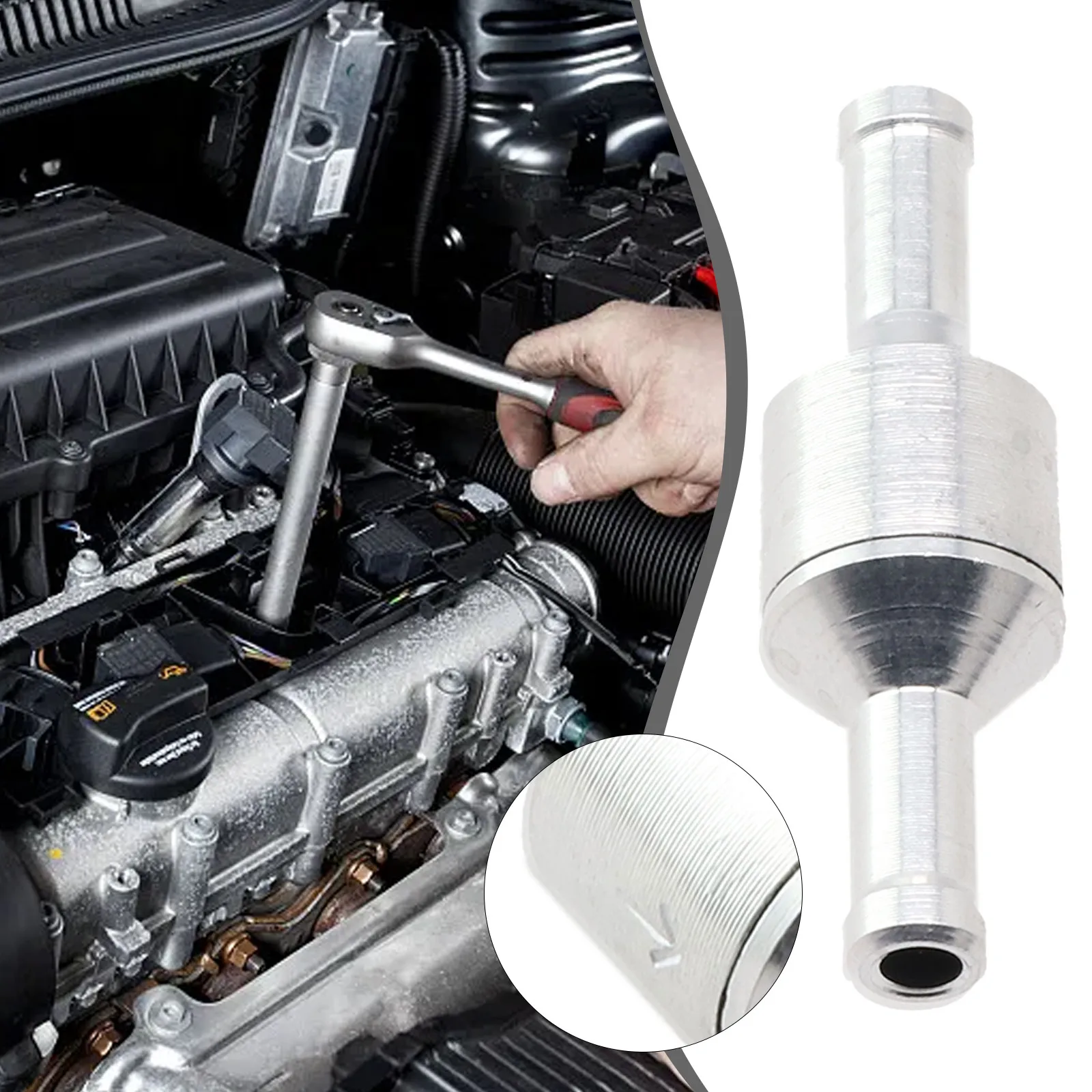 Practical Brand New Durable Easy Installation Non-Return Valve Replacement Chrome Inline Auminium Head Check Valve
Practical Brand New Durable Easy Installation Non-Return Valve Replacement Chrome Inline Auminium Head Check Valve