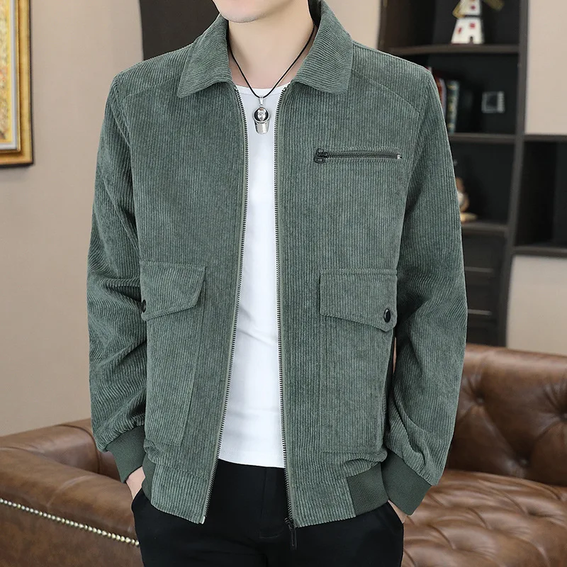 Spring New Men's Jacket Men's Corduroy Korean Casual Thin Lapels Men's Top Men's Coat Men's Clothing
Spring New Men's Jacket Men's Corduroy Korean Casual Thin Lapels Men's Top Men's Coat Men's Clothing