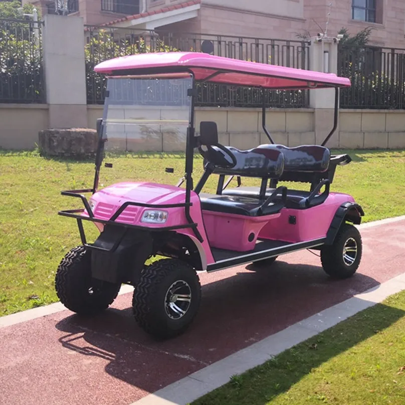 

Electric Golf Carts 4000w 48v 60v 72V Price Factory Electric Vehicles Golf Car with 4 Passenger M2+2