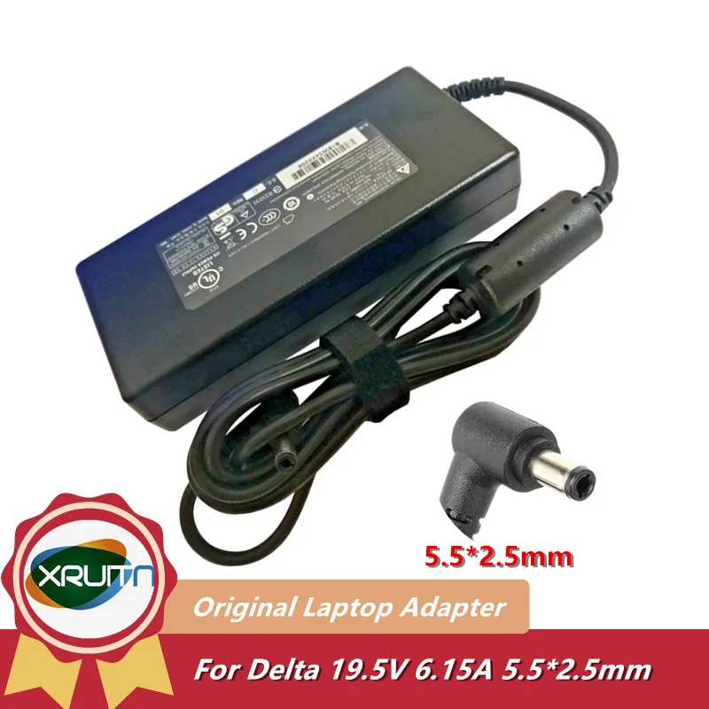 Genuine Delta 19.5V 6.15A A12-120P1A A120A010L AC DC Adapter Charger For SAGER N155SD W370ST NP6350 Sager NP6370 NP6658 NP6678
Genuine Delta 19.5V 6.15A A12-120P1A A120A010L AC DC Adapter Charger For SAGER N155SD W370ST NP6350 Sager NP6370 NP6658 NP6678