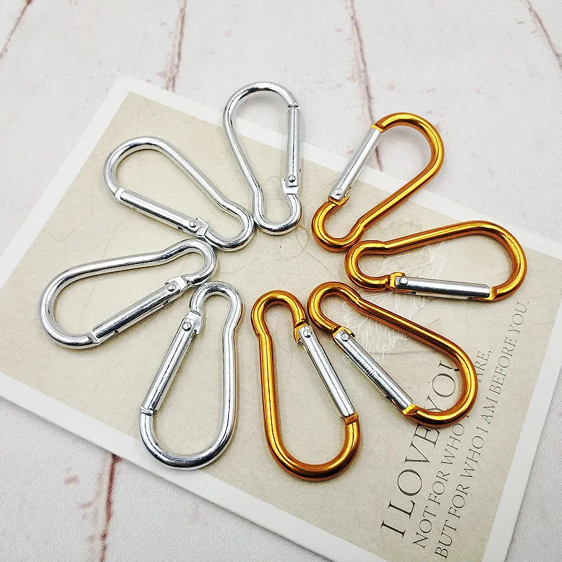 4Pcs 8cm/7cm/6cm/5cm Aluminum Alloy Carabiner D-Ring Key Chain Clip Camping Keyring Snap Hook Outdoor Travel Kit GYH
4Pcs 8cm/7cm/6cm/5cm Aluminum Alloy Carabiner D-Ring Key Chain Clip Camping Keyring Snap Hook Outdoor Travel Kit GYH