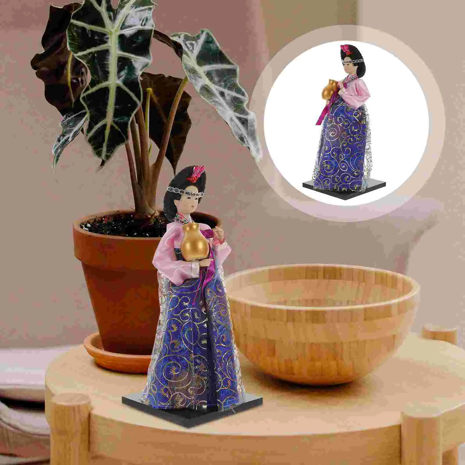 Korean Tabletop Decor Ornament Statuette Desktop Home Adornment Wood Shape Delicate Decoration Girl
Korean Tabletop Decor Ornament Statuette Desktop Home Adornment Wood Shape Delicate Decoration Girl