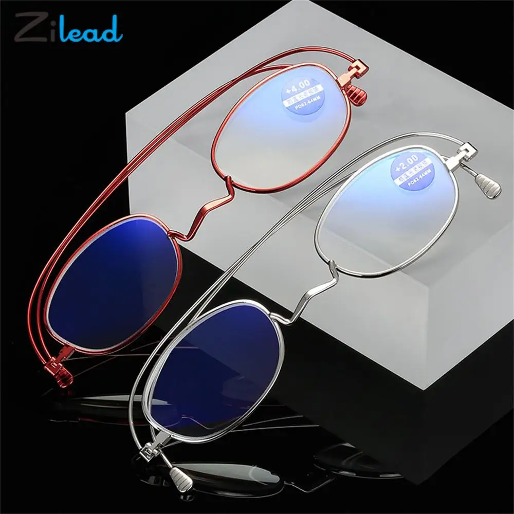 Zilead Anti-blue Light Reading Glasses Women Men Portable Rotating Presbyopic Eyewear Computer Anti Blue Rays Reading Eyeglasses
Zilead Anti-blue Light Reading Glasses Women Men Portable Rotating Presbyopic Eyewear Computer Anti Blue Rays Reading Eyeglasses