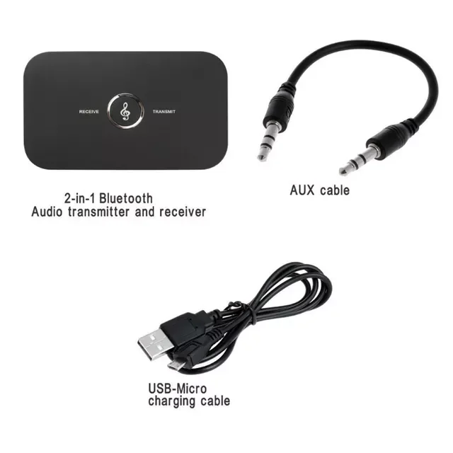 5.0 Audio Receiver Transmitter With Battery 3.5MM AUX Jack USB Dongle Stereo Music Wireless Adapters For TV PC Car Kit
5.0 Audio Receiver Transmitter With Battery 3.5MM AUX Jack USB Dongle Stereo Music Wireless Adapters For TV PC Car Kit
