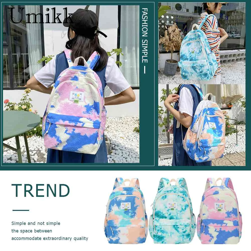 Школьные рюкзаки с градиентом, вместительный женский ранец с краской, студенческий нейлоновый рюкзак для книг, сумка для ноутбука для девоч... 
Школьные рюкзаки с градиентом, вместительный женский ранец с краской, студенческий нейлоновый рюкзак для книг, сумка для ноутбука для девоч...