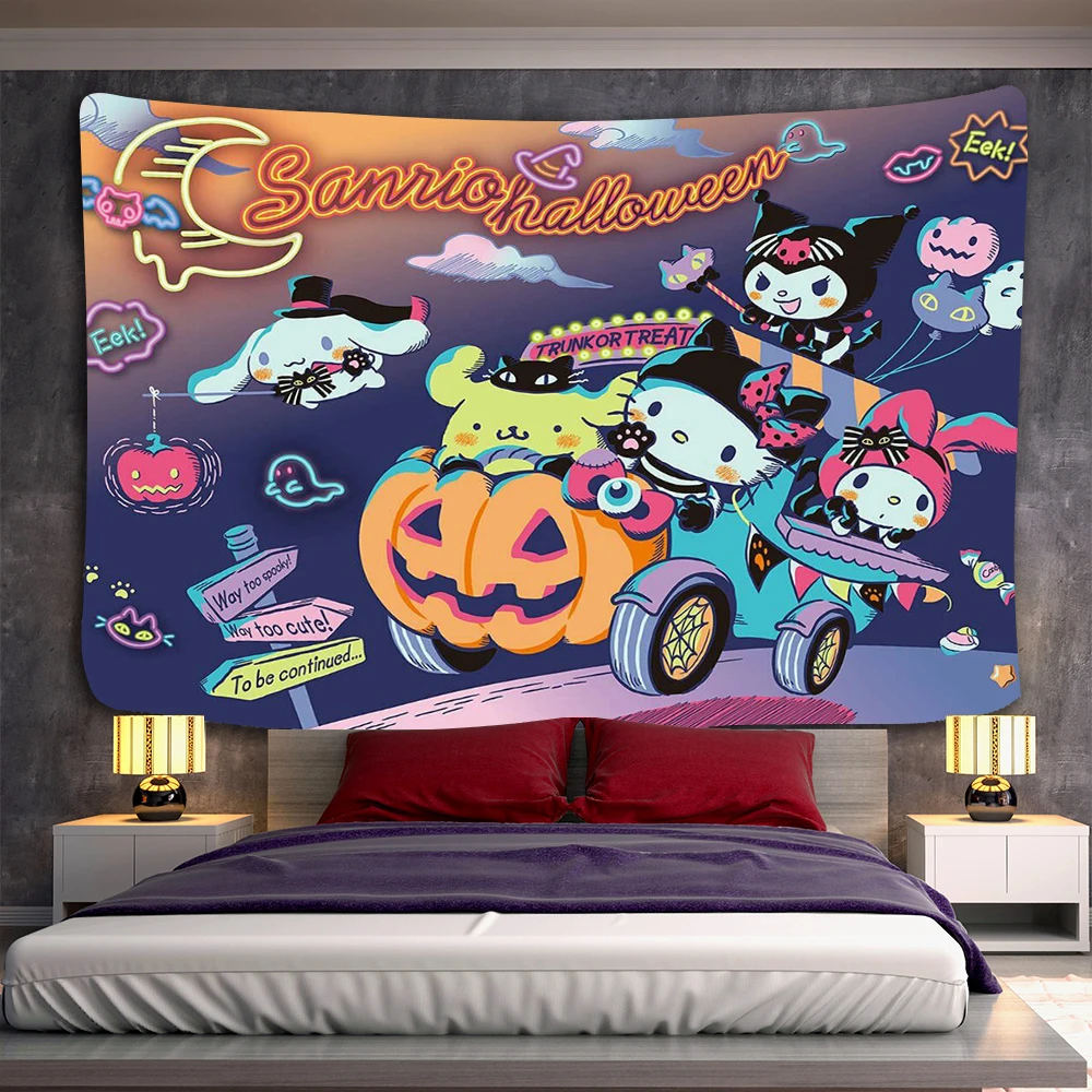 Cute kuromi sanrio cartoon Tapestry Aesthetic Room Decor Boho Hippe Tapestries Wall Carpets Bedroom Background Decoration
Cute kuromi sanrio cartoon Tapestry Aesthetic Room Decor Boho Hippe Tapestries Wall Carpets Bedroom Background Decoration