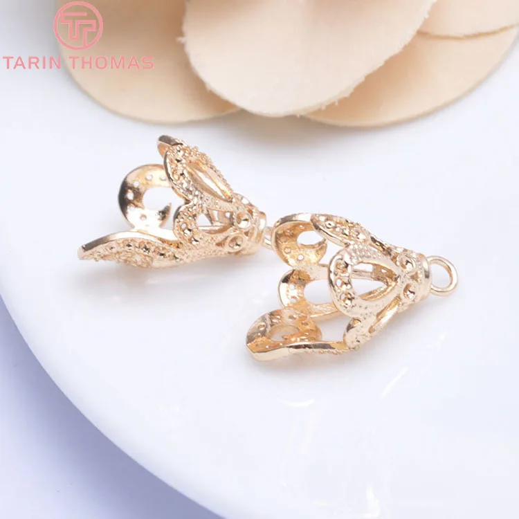(2995)6PCS 23x15.5MM 24K Gold Color Plated Brass with Half Pins Beads Caps High Quality Diy Jewelry Accessories
(2995)6PCS 23x15.5MM 24K Gold Color Plated Brass with Half Pins Beads Caps High Quality Diy Jewelry Accessories