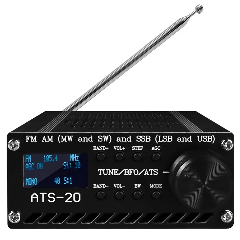 Si4732 All Band Radio Receiver FM AM (MW&SW) And SSB (LSB & USB) Portable Handheld Radio Recorder With Speaker, Antenna
Si4732 All Band Radio Receiver FM AM (MW&SW) And SSB (LSB & USB) Portable Handheld Radio Recorder With Speaker, Antenna