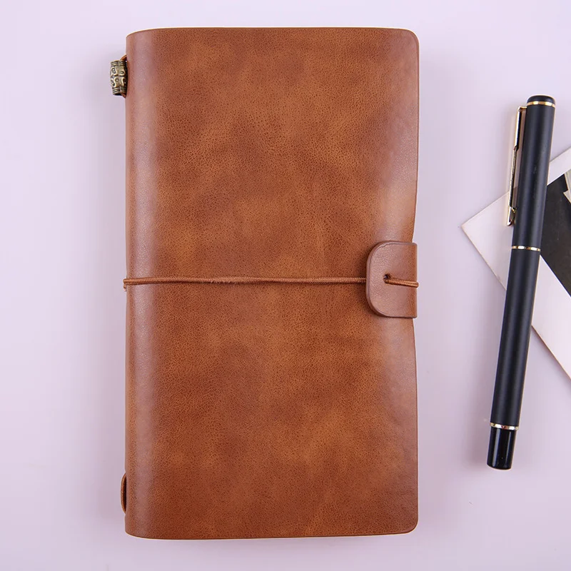 2022Hot Sale PU Leather Notebook Handmade Vintage Diary Journal agenda Sketchbook Student Planner TN Travel Notebook Cover
2022Hot Sale PU Leather Notebook Handmade Vintage Diary Journal agenda Sketchbook Student Planner TN Travel Notebook Cover