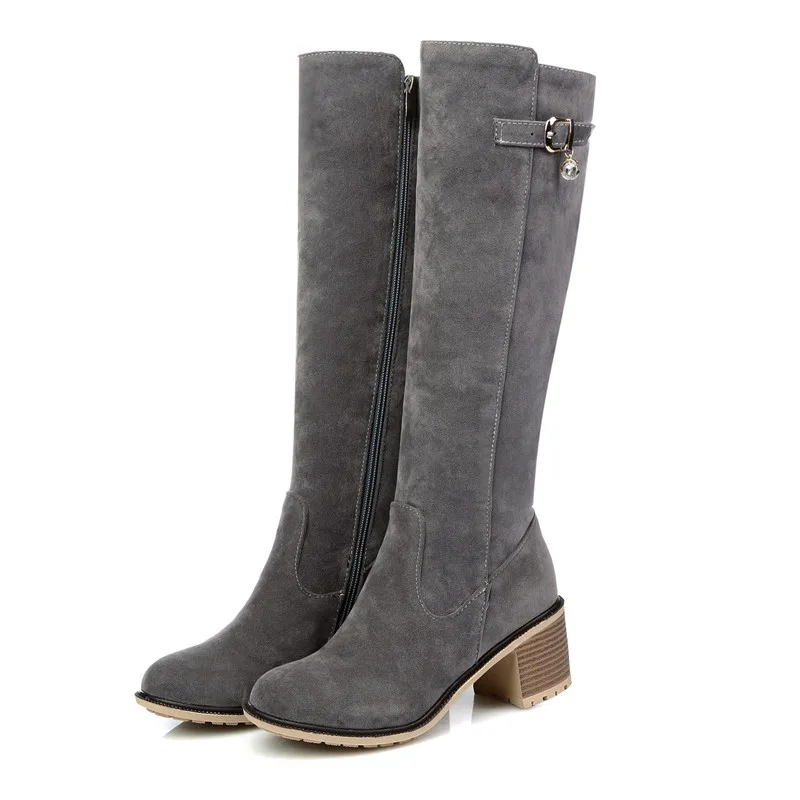Lady Lace-Up Buckle Motrocycle Boots PointyToe Knee High Winter Booty Black Beige Fashion Style 6cm Shoes Flock 43-34 Wood Heel
Lady Lace-Up Buckle Motrocycle Boots PointyToe Knee High Winter Booty Black Beige Fashion Style 6cm Shoes Flock 43-34 Wood Heel
