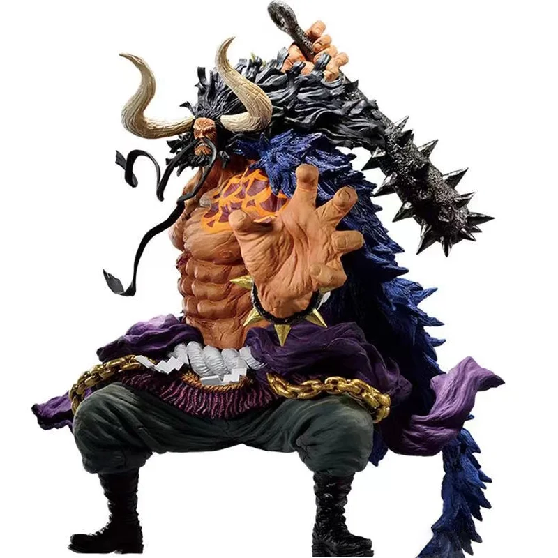 One Piece 30cm Anime Figures Kaidou Thunder Gossip Supergiant Combat Veins Stood Out Suddenly and Violently Up Anger Model PVC
One Piece 30cm Anime Figures Kaidou Thunder Gossip Supergiant Combat Veins Stood Out Suddenly and Violently Up Anger Model PVC