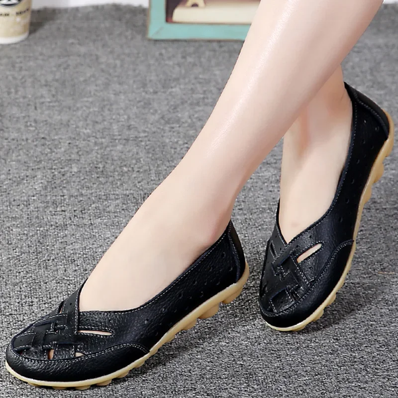 Women Flat Shoes 2023 New Breathable Leather Shoes For Women Loafers Soft Leather Flats Shoes Female Casual Zapatos Para Mujeres
Women Flat Shoes 2023 New Breathable Leather Shoes For Women Loafers Soft Leather Flats Shoes Female Casual Zapatos Para Mujeres