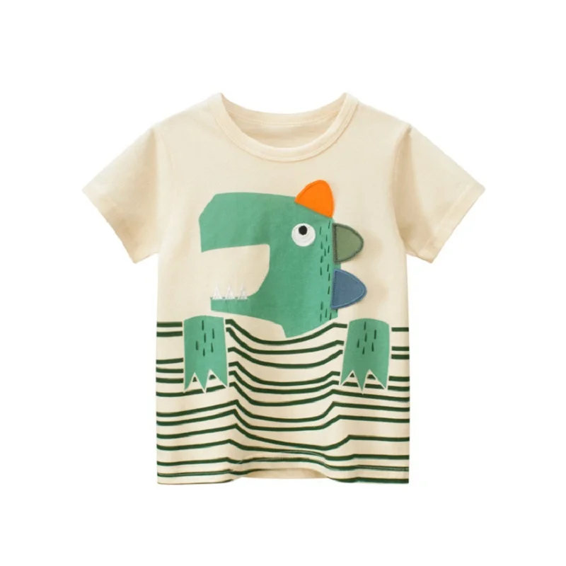 2022 Cute Kids Clothes Cartoon Dinosaur Boys Tops Short Sleeve T-shirt Summer Clothing Round Neck Tees Print Children's Shirt
2022 Cute Kids Clothes Cartoon Dinosaur Boys Tops Short Sleeve T-shirt Summer Clothing Round Neck Tees Print Children's Shirt