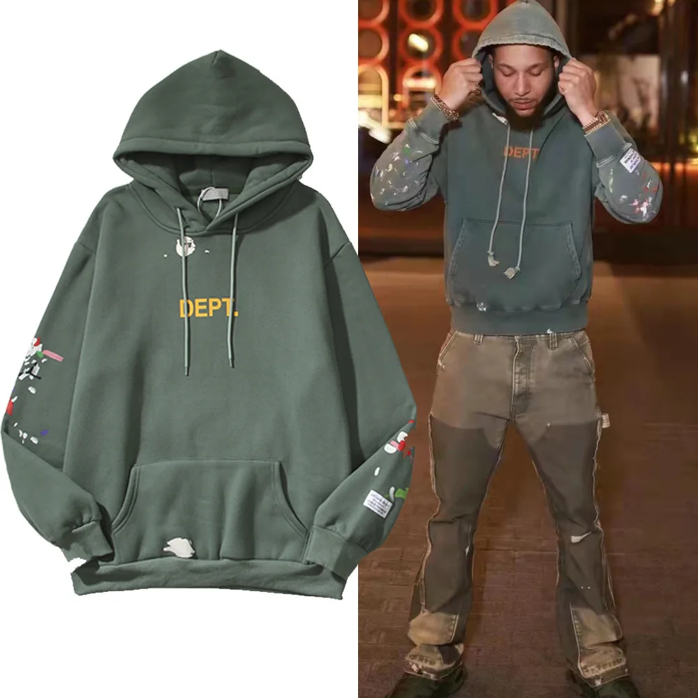 GALLERY DEPT TIDE Classic style letters logo print hoodie men women Couple Fashion Oversize Hip Hop Hooded pullover sweatshirt
GALLERY DEPT TIDE Classic style letters logo print hoodie men women Couple Fashion Oversize Hip Hop Hooded pullover sweatshirt
