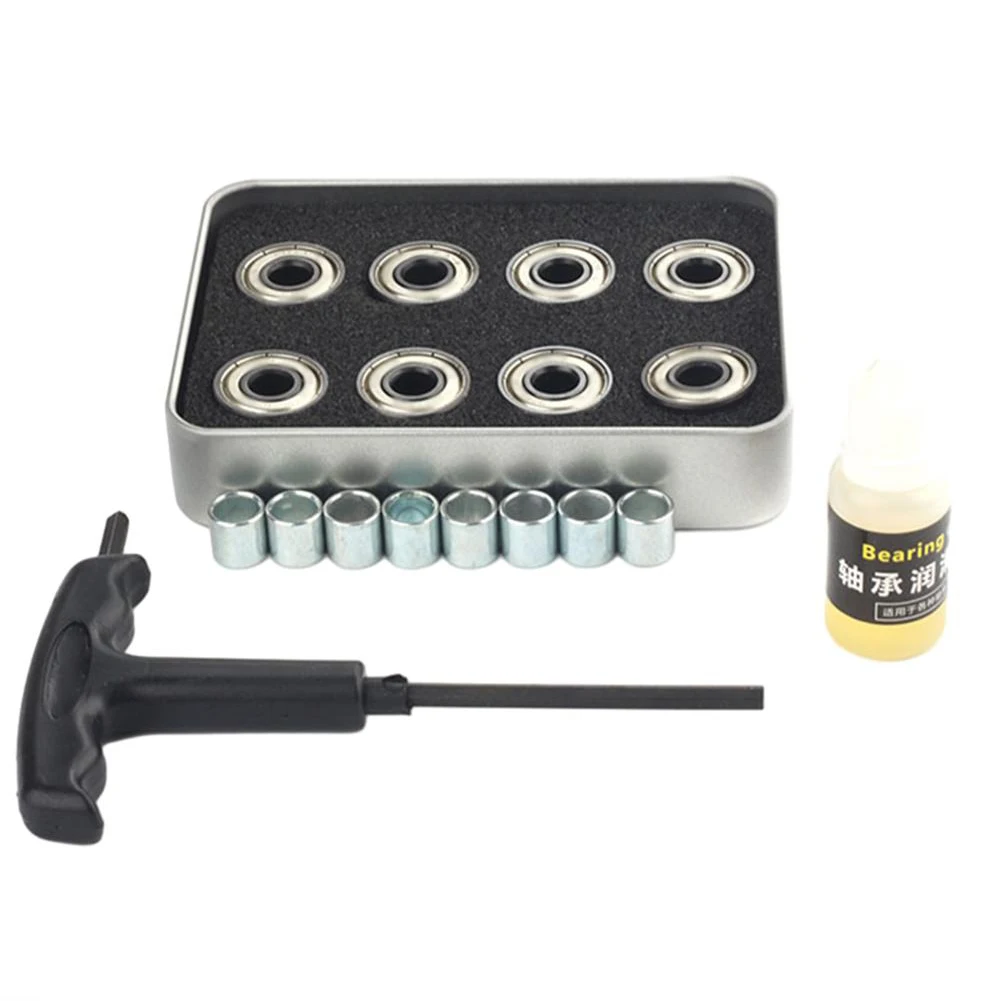Smooth and silent rides 16pcs high speed roller skate bearings Perfect for skateboards and leisure skateboards
Smooth and silent rides 16pcs high speed roller skate bearings Perfect for skateboards and leisure skateboards